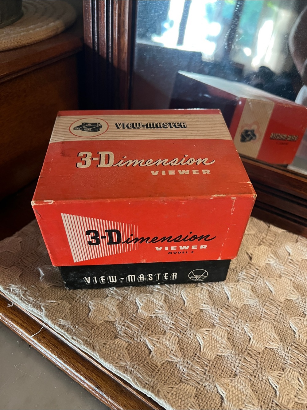 SAWYER'S Vintage View-Master 3-Dimension Viewer Model E with Virginia Reels GUC
